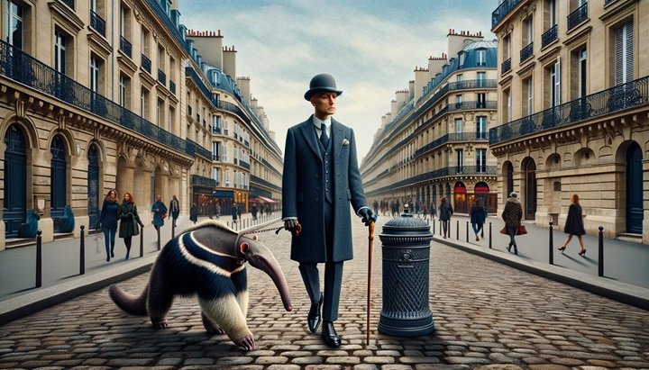 dali and his anteater