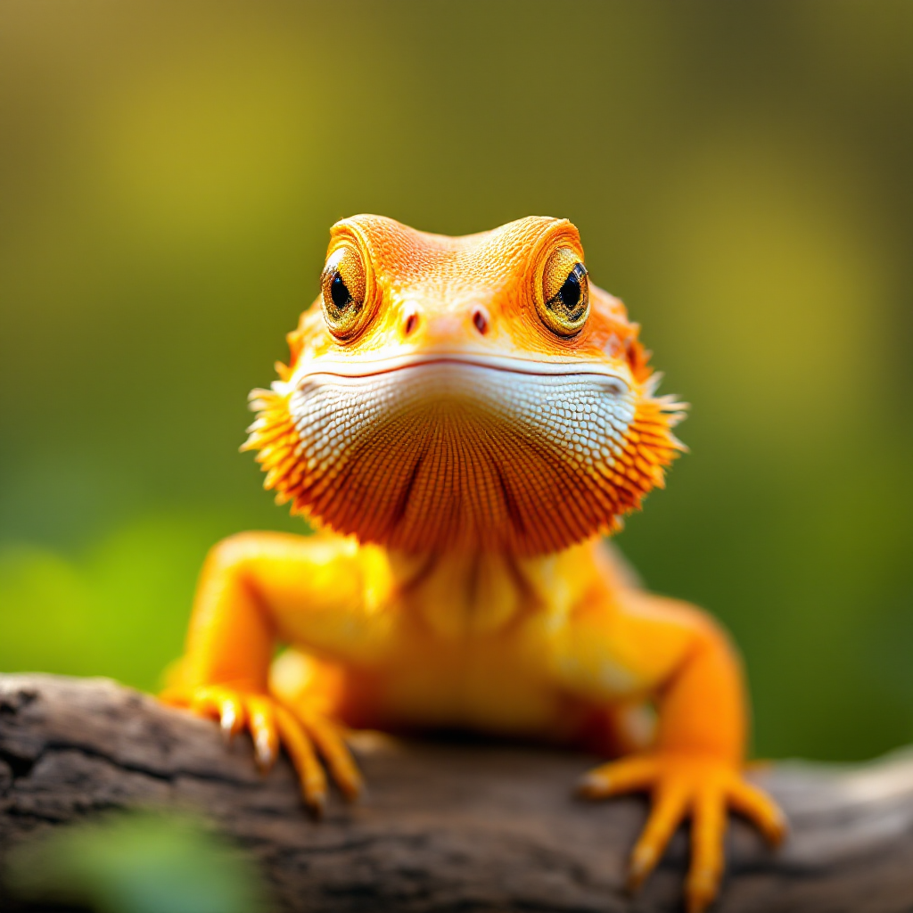 Bearded dragon reptile