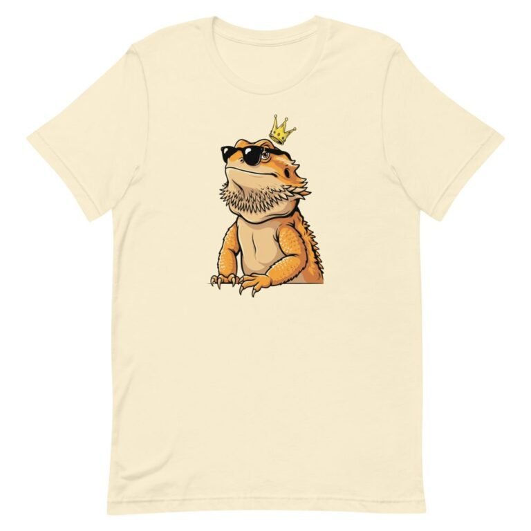 Bearded Dragon Crown Sunglasses King T-Shirt