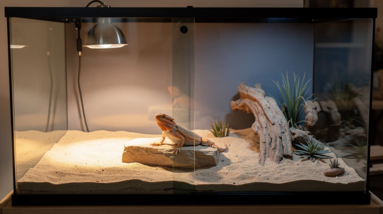 bearded dragon tank setup