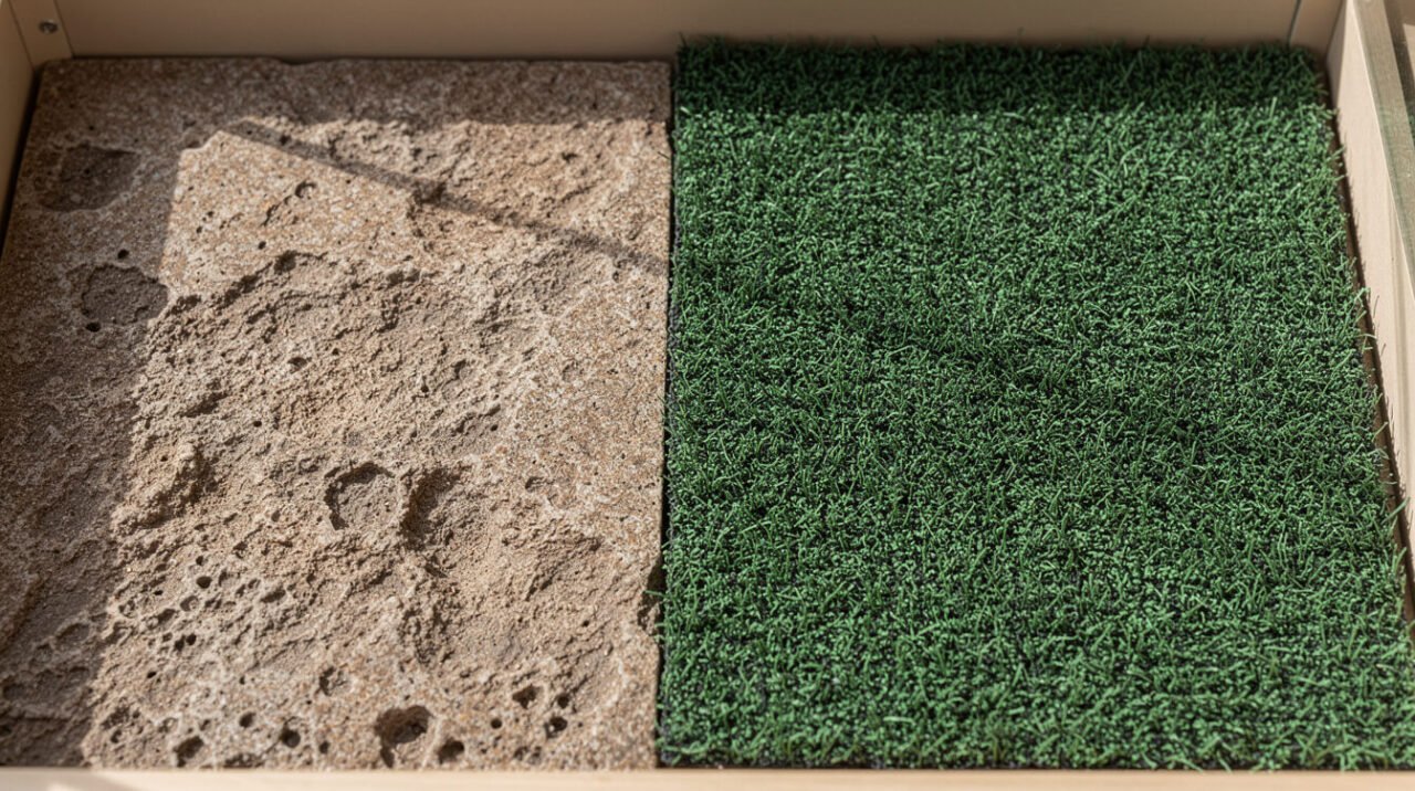 reptile carpet and tile substrate options for a bearded dragon enclosure
