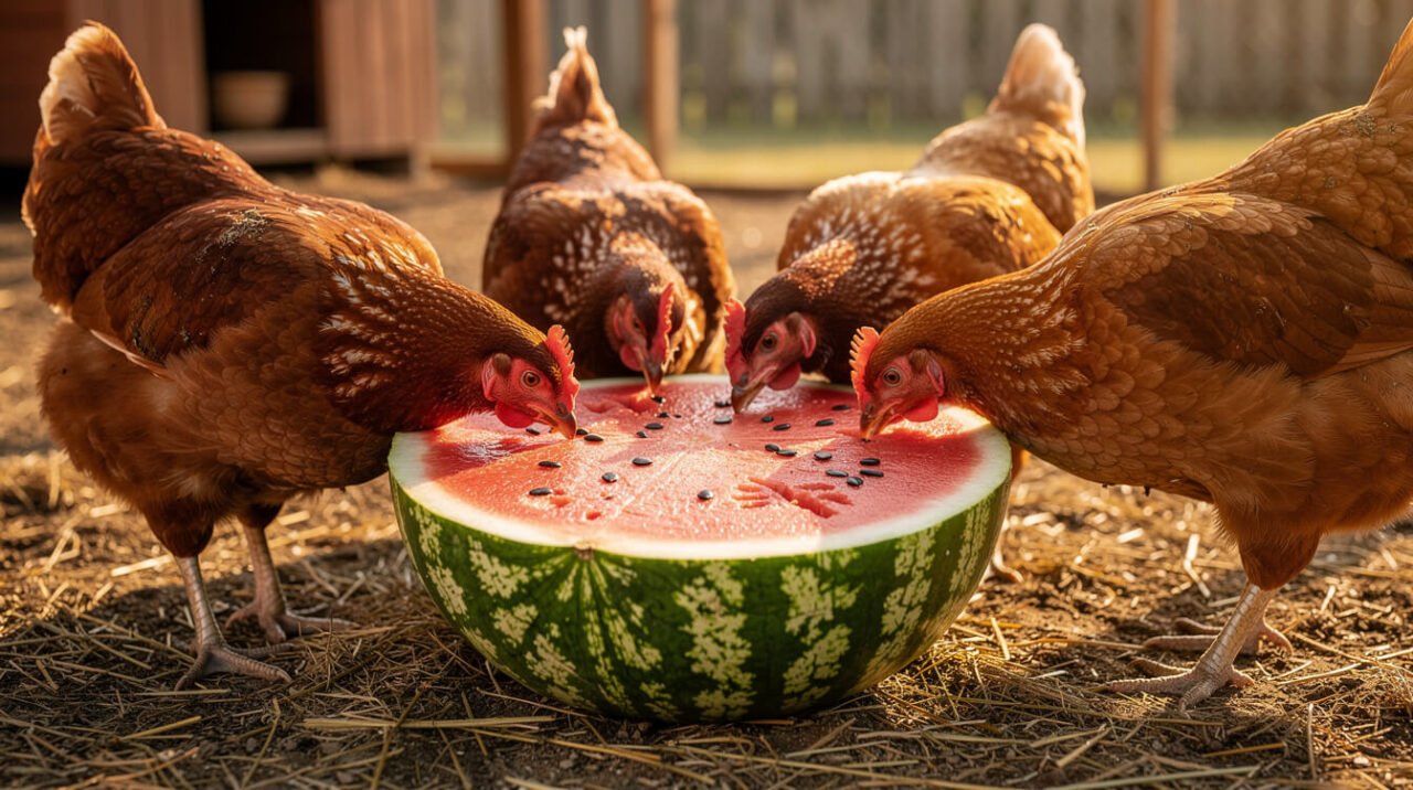 can chickens eat watermelon