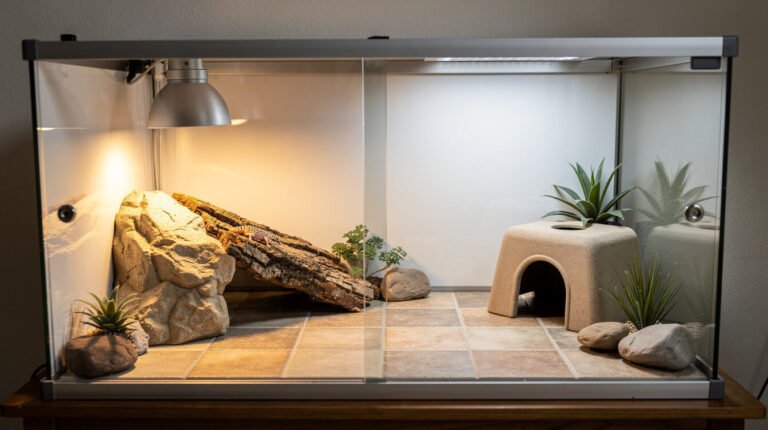 Leopard Gecko Tank Setup: Size, Substrate Safety, and Heating Done Right