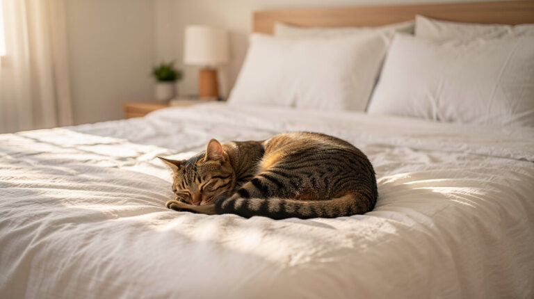 Why Does My Cat Pee on My Bed? The Medical Checks, the Litter-Box Math, and How to Stop It Without Punishment