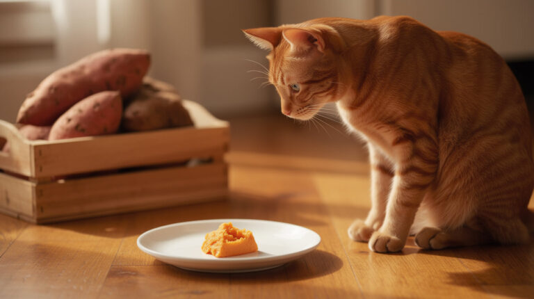 Can Cats Eat Sweet Potatoes? The Safe Thanksgiving Portion, and Why the Vitamin A Pitch Doesn’t Apply to Cats