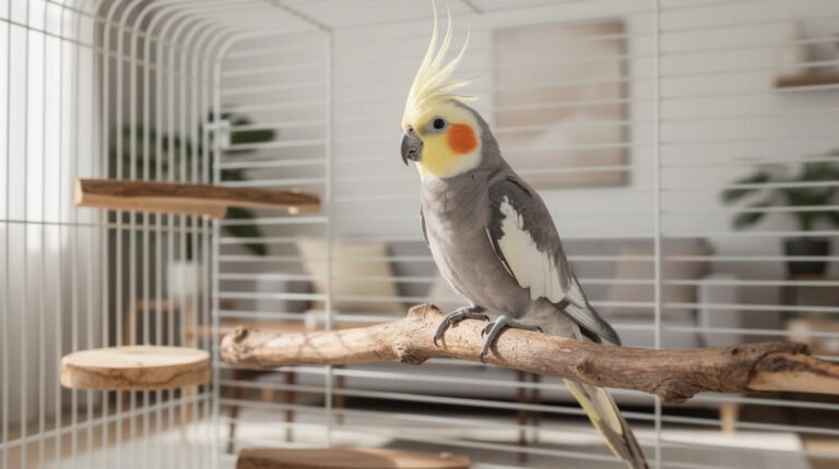Cockatiel Cage Setup: Real Minimum Size, Safe Bar Spacing, and How to Check a Used Cage