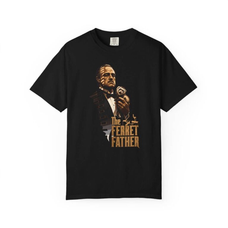 The Ferret Father Godfather Parody T-Shirt | Comfort Colors