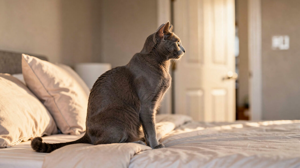 why does my cat pee on my bed